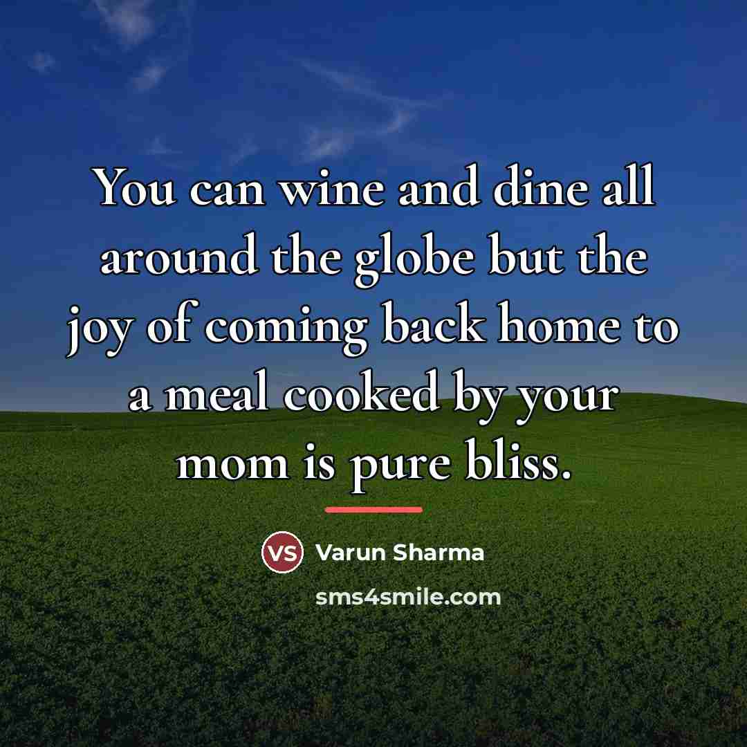 “You can wine and dine all around the globe but…” quote by Varun Sharma
