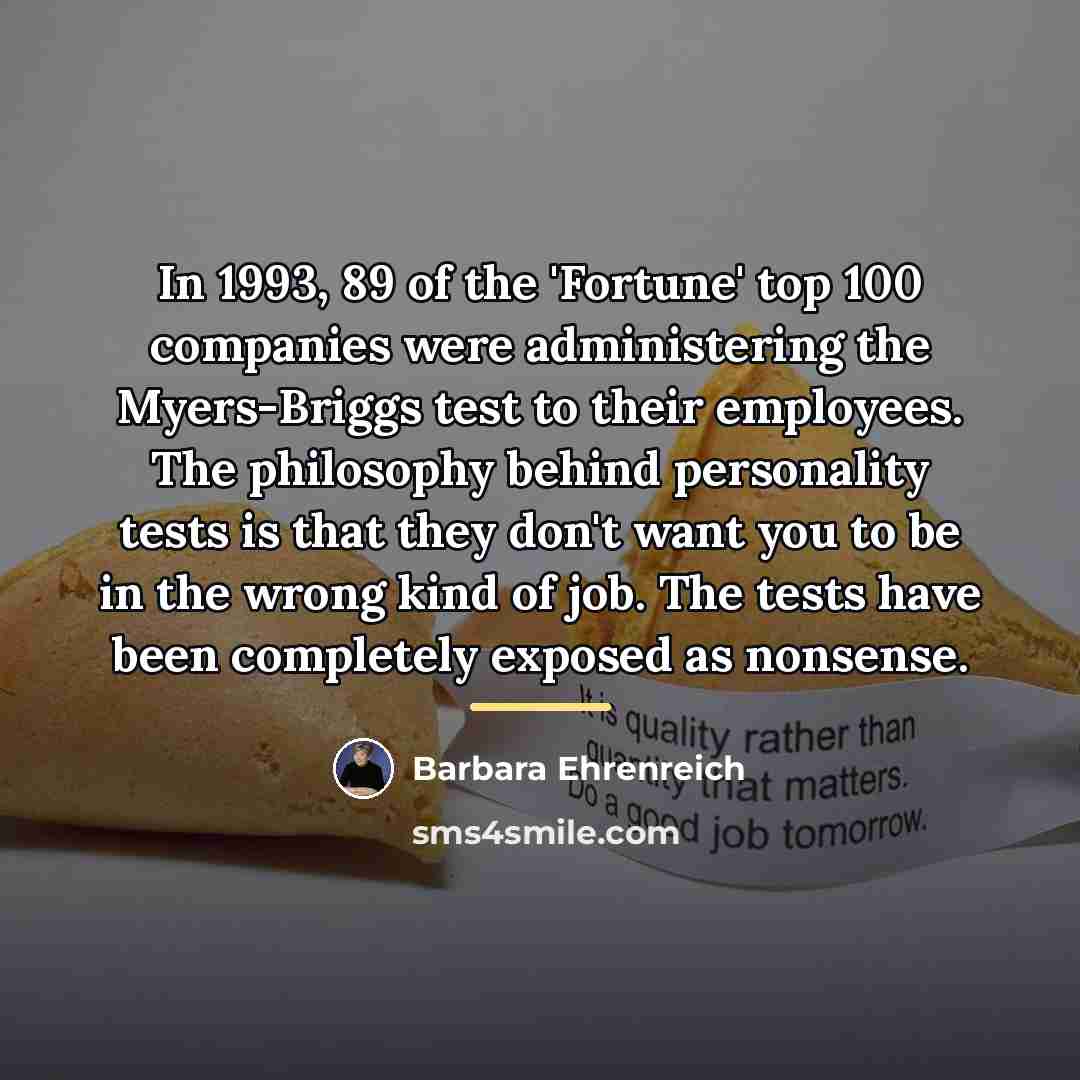 “In 1993, 89 of the 'Fortune' top 100 companies were…” quote by Barbara Ehrenreich