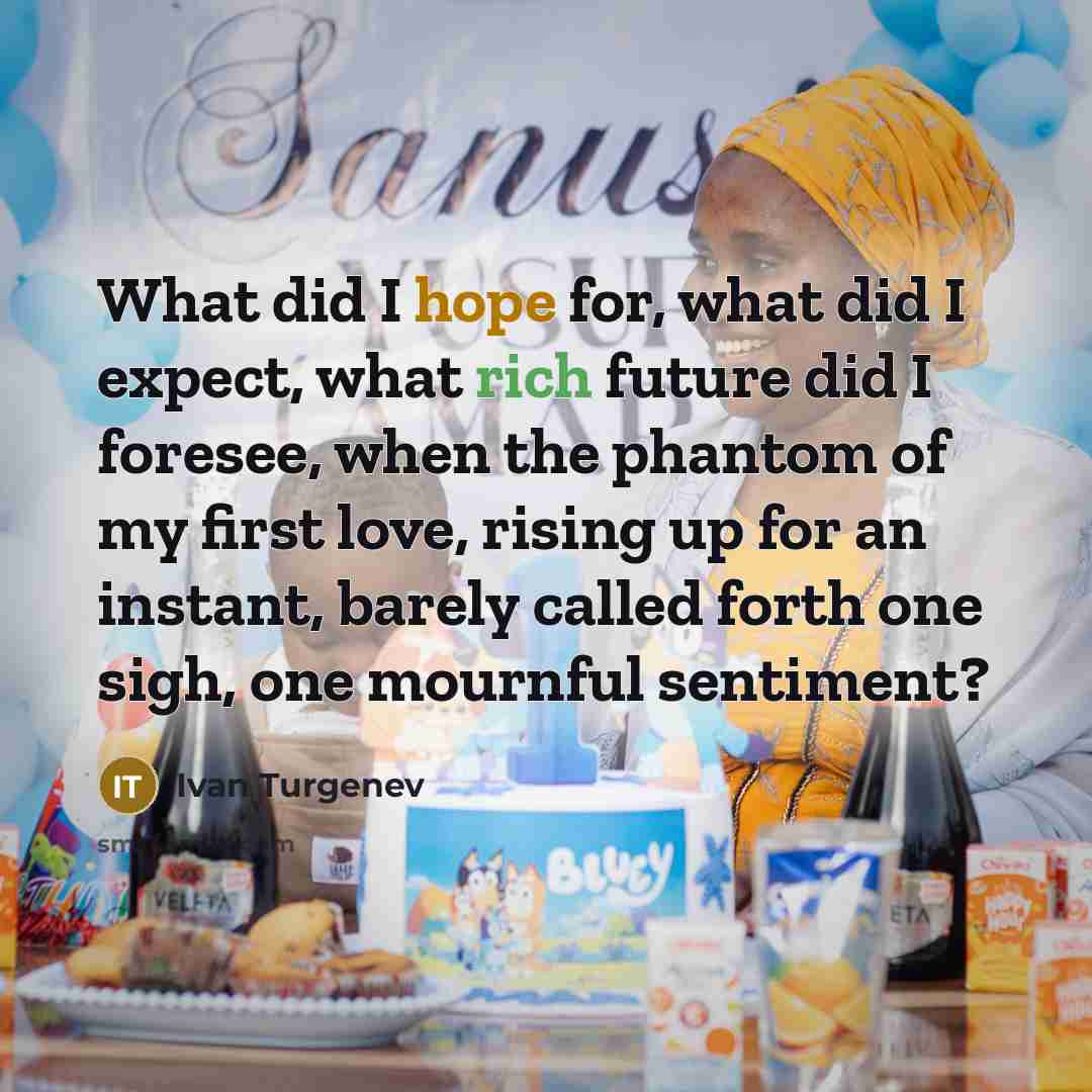 “What did I hope for, what did I expect, what…” quote by Ivan Turgenev