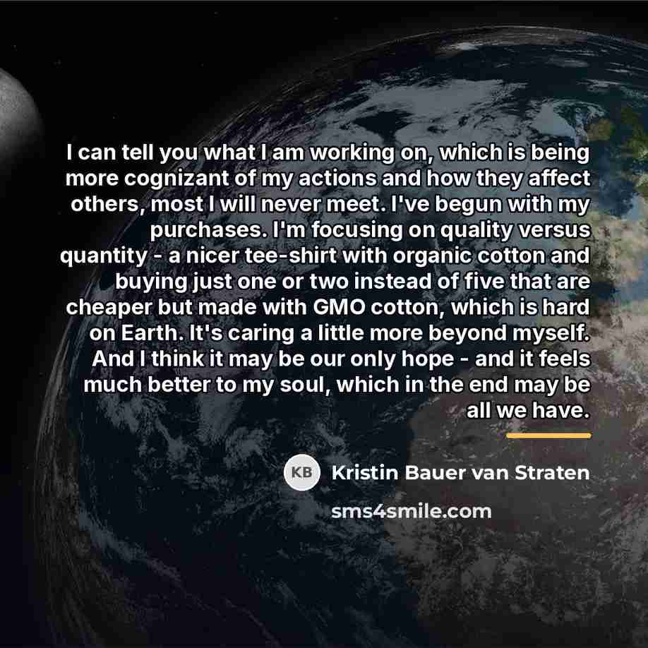 “I can tell you what I am working on, which…” quote by Kristin Bauer van Straten