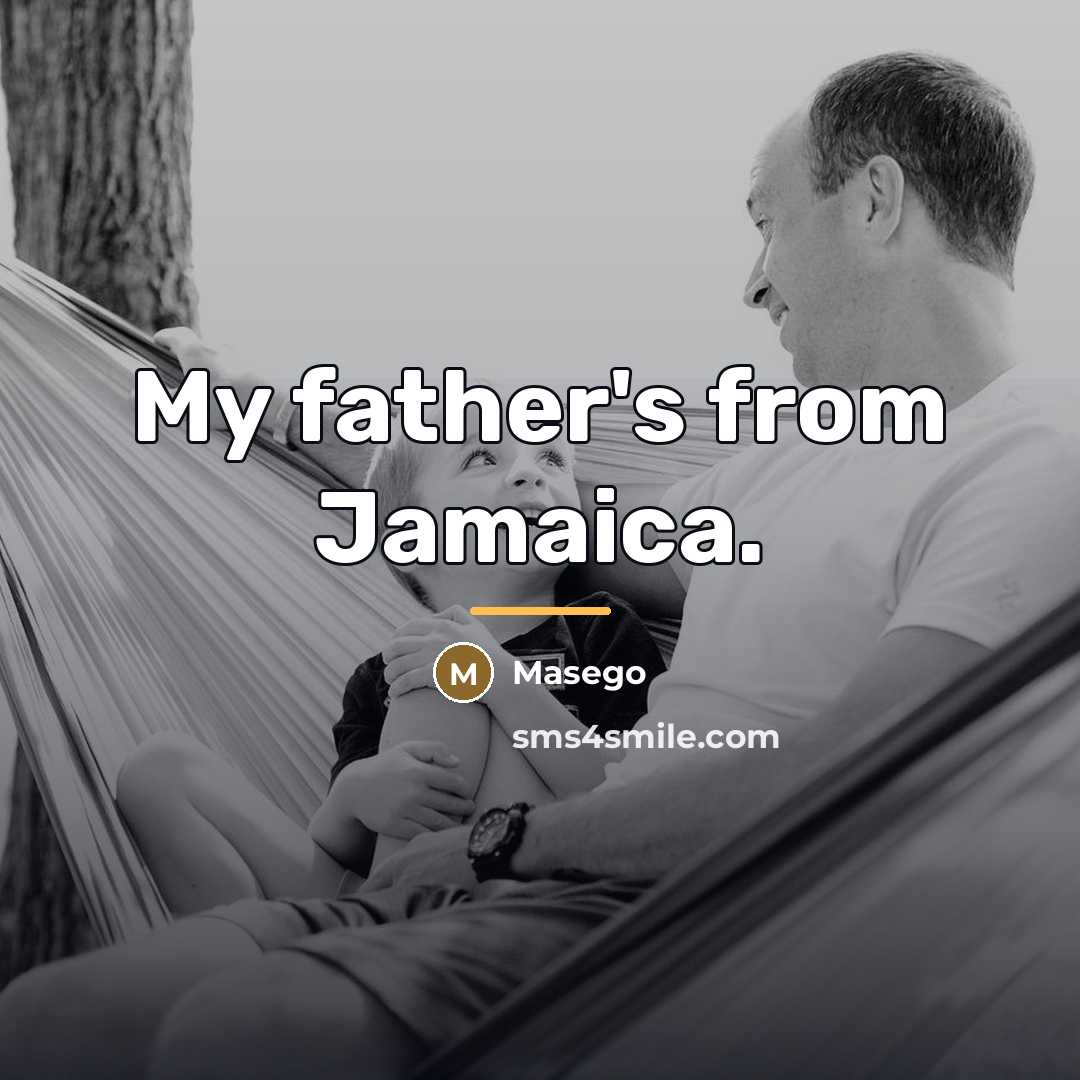 “My father's from Jamaica.…” quote by Masego