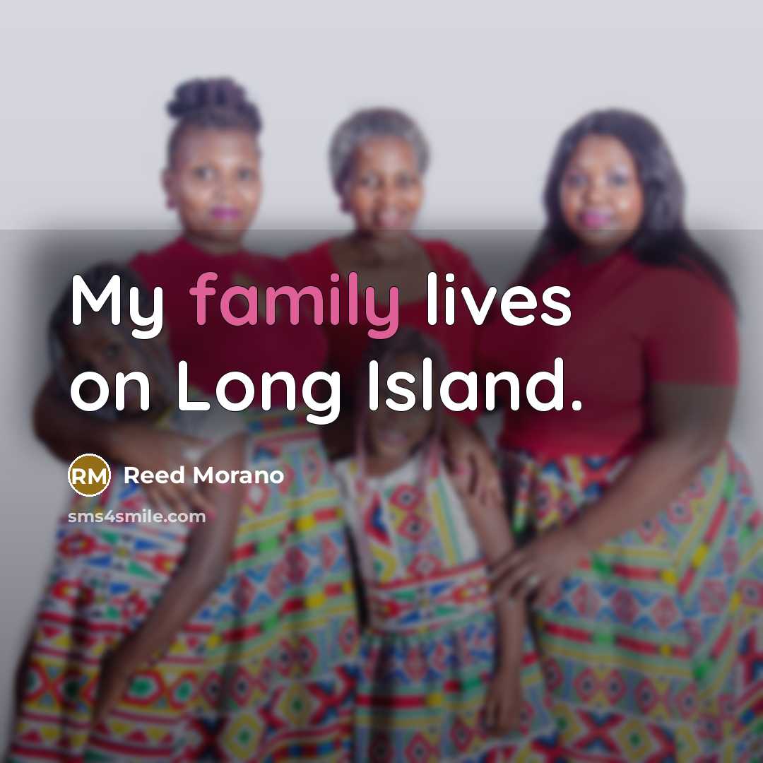 “My family lives on Long Island.…” quote by Reed Morano
