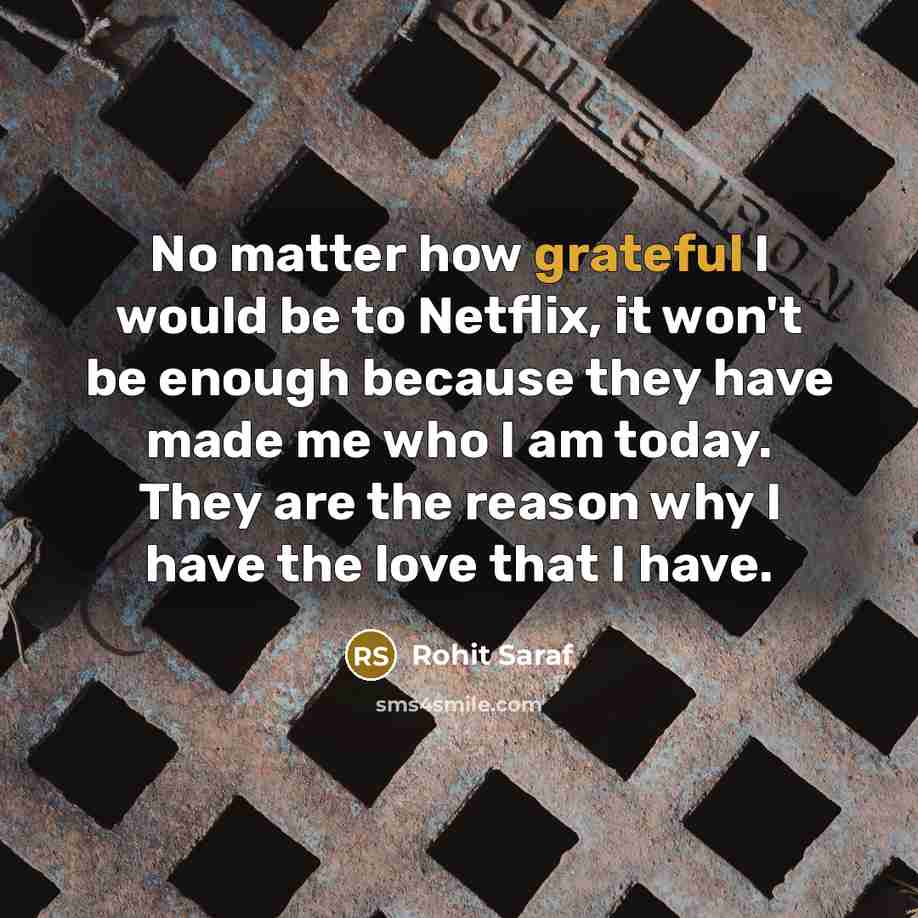 “No matter how grateful I would be to Netflix, it…” quote by Rohit Saraf