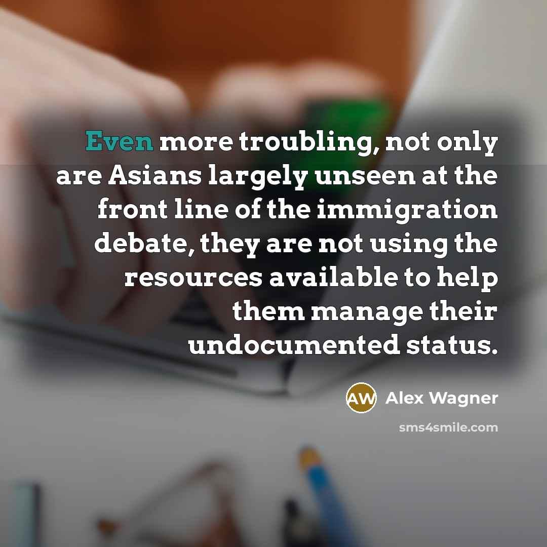 “Even more troubling, not only are Asians largely unseen at…” quote by Alex Wagner
