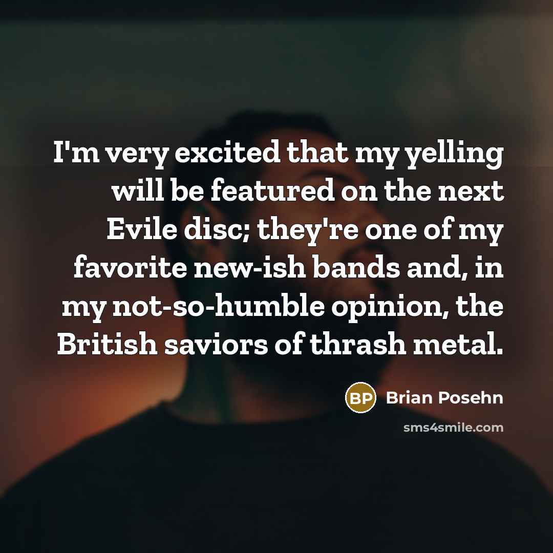 “I'm very excited that my yelling will be featured on…” quote by Brian Posehn