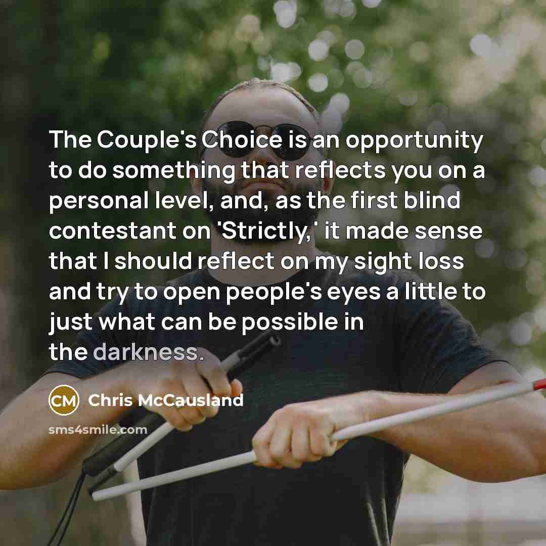 “The Couple's Choice is an opportunity to do something that…” quote by Chris McCausland