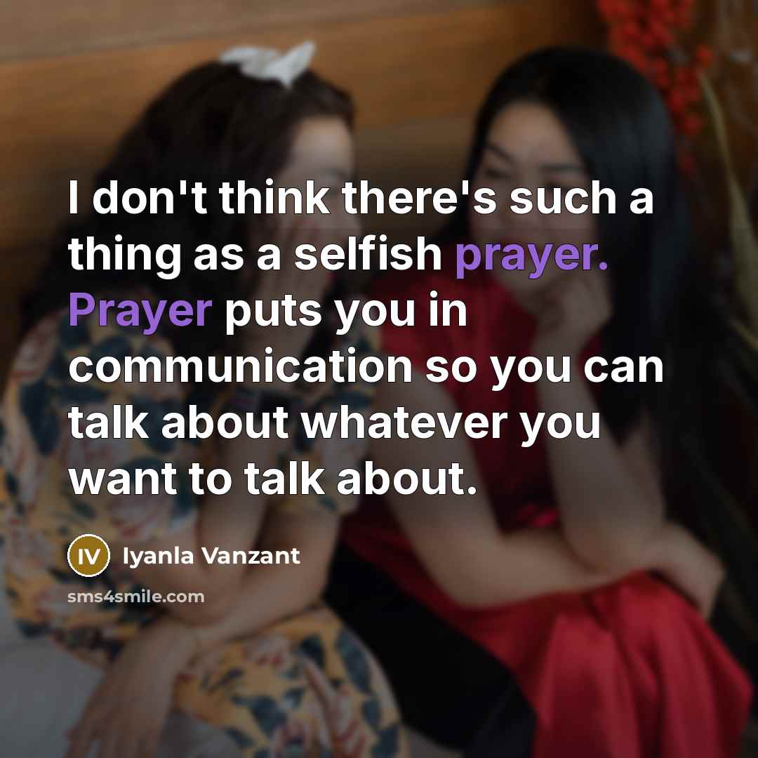 “I don't think there's such a thing as a selfish…” quote by Iyanla Vanzant