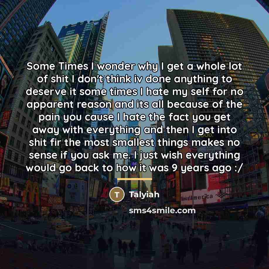“Some Times I wonder why I get a whole lot…” quote by Talyiah