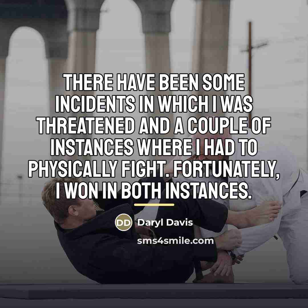 “There have been some incidents in which I was threatened…” quote by Daryl Davis
