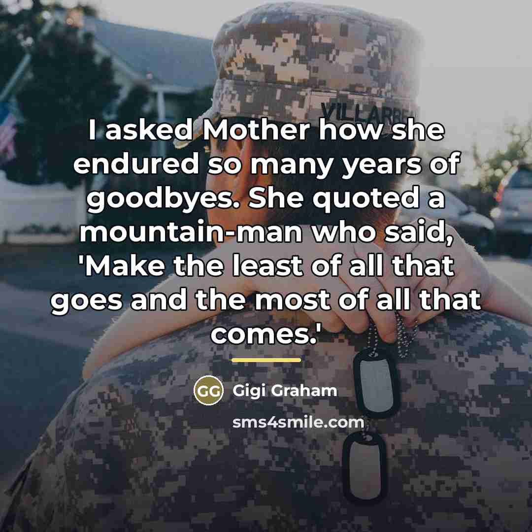 “I asked Mother how she endured so many years of…” quote by Gigi Graham