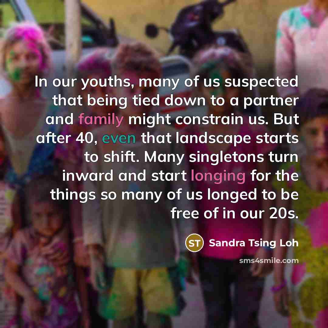 “In our youths, many of us suspected that being tied…” quote by Sandra Tsing Loh