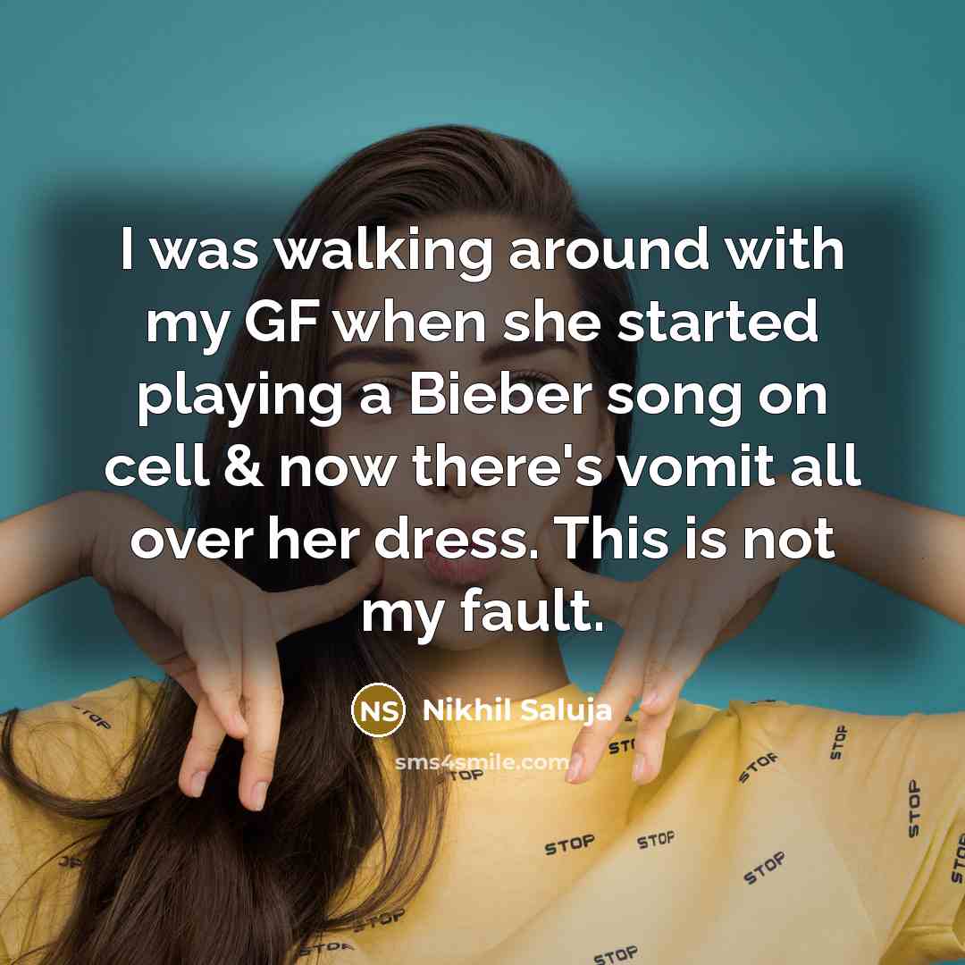 “I was walking around with my GF when she started…” quote by Nikhil Saluja