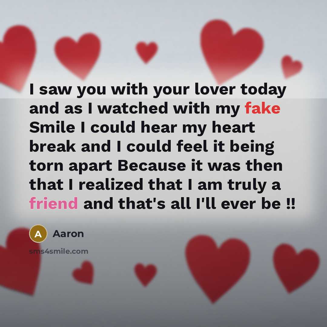 “I saw you with your lover today and as I…” quote by AaRon