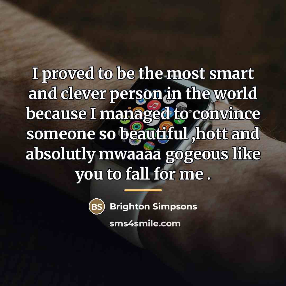“I proved to be the most smart and clever person…” quote by Brighton Simpsons
