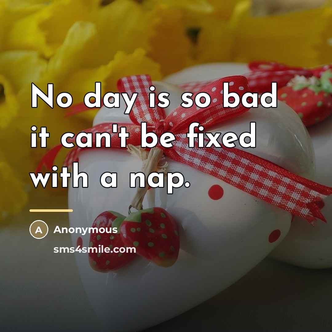 “No day is so bad it can't be fixed with…” quote by Anonymous