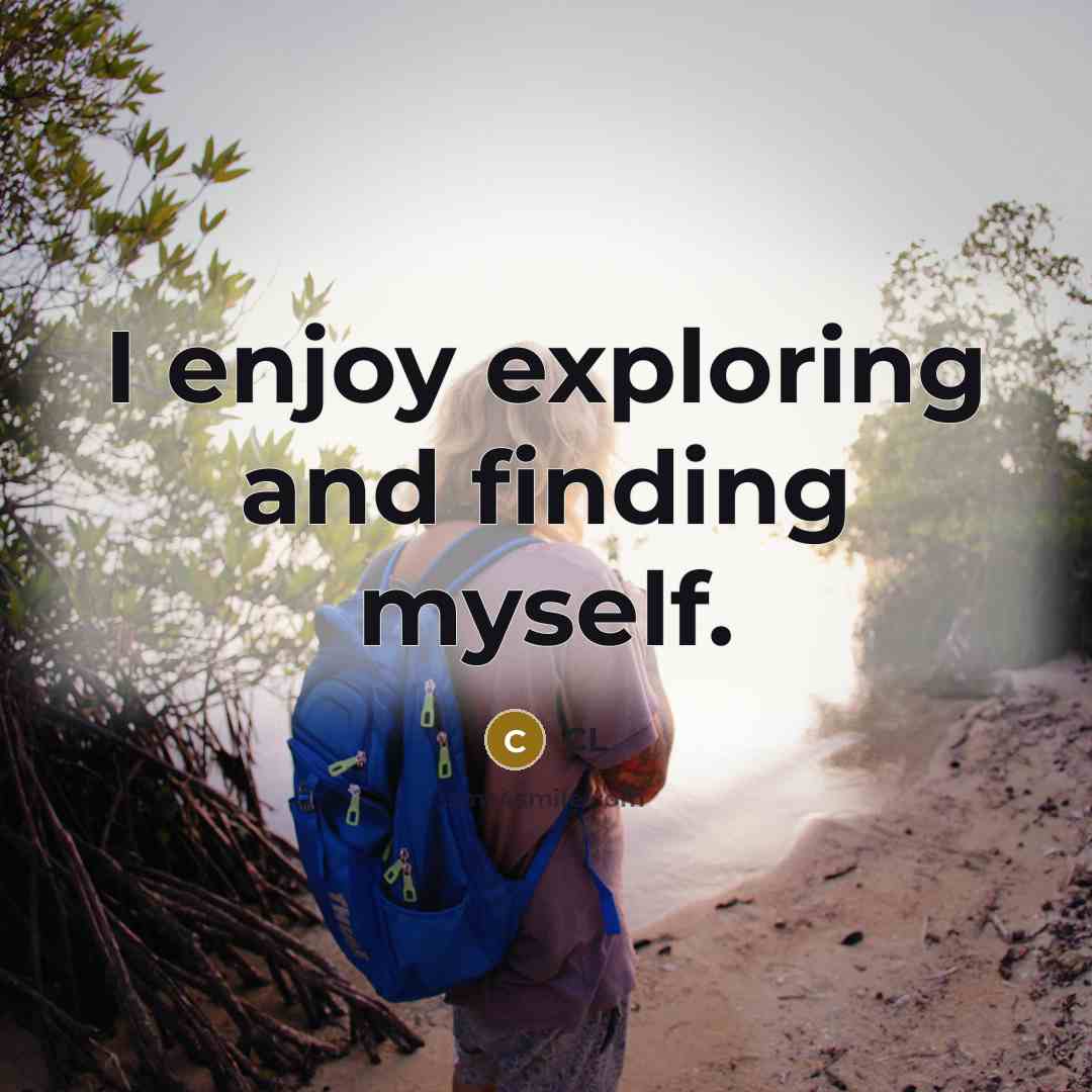 “I enjoy exploring and finding myself.…” quote by CL