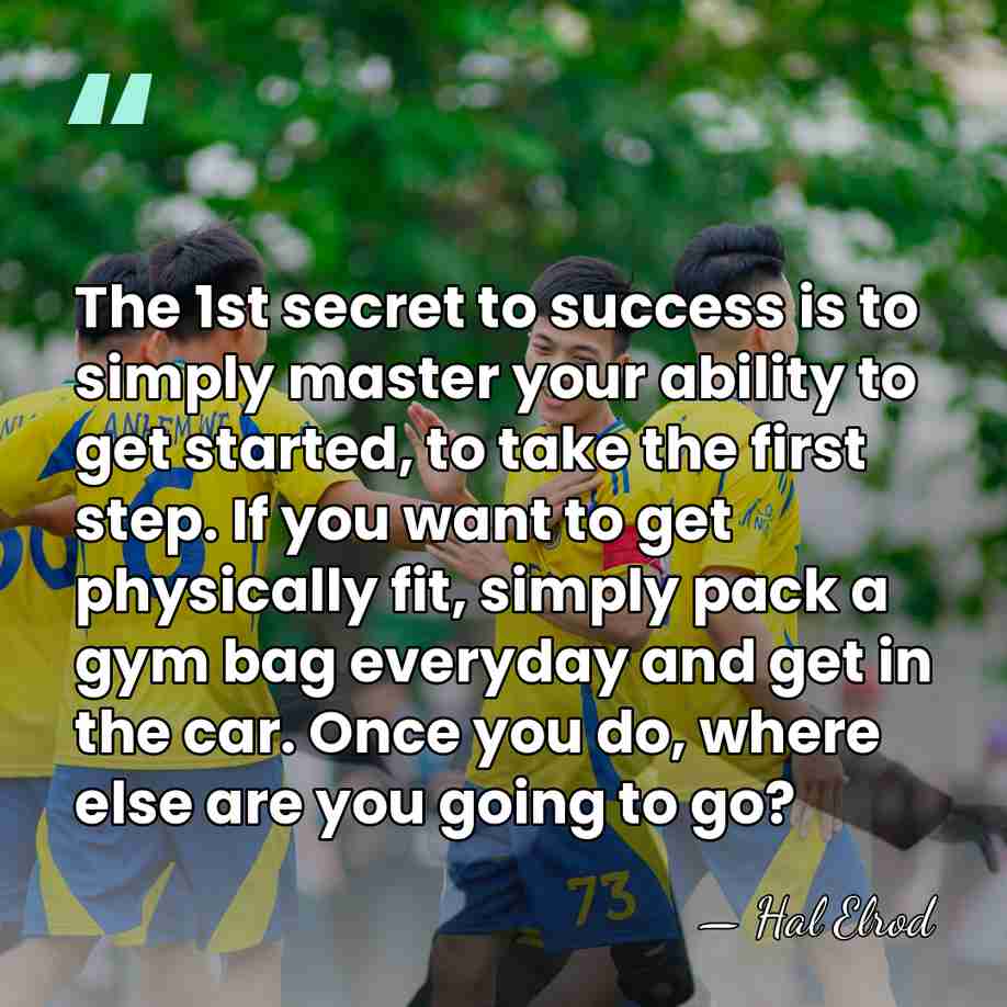 The 1st secret to success is to simply master your ability to&hellip; - Hal Elrod