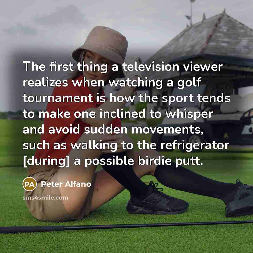 “The first thing a television viewer realizes when watching a…” quote by Peter Alfano