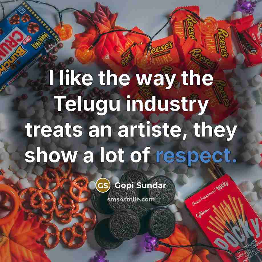 “I like the way the Telugu industry treats an artiste,…” quote by Gopi Sundar