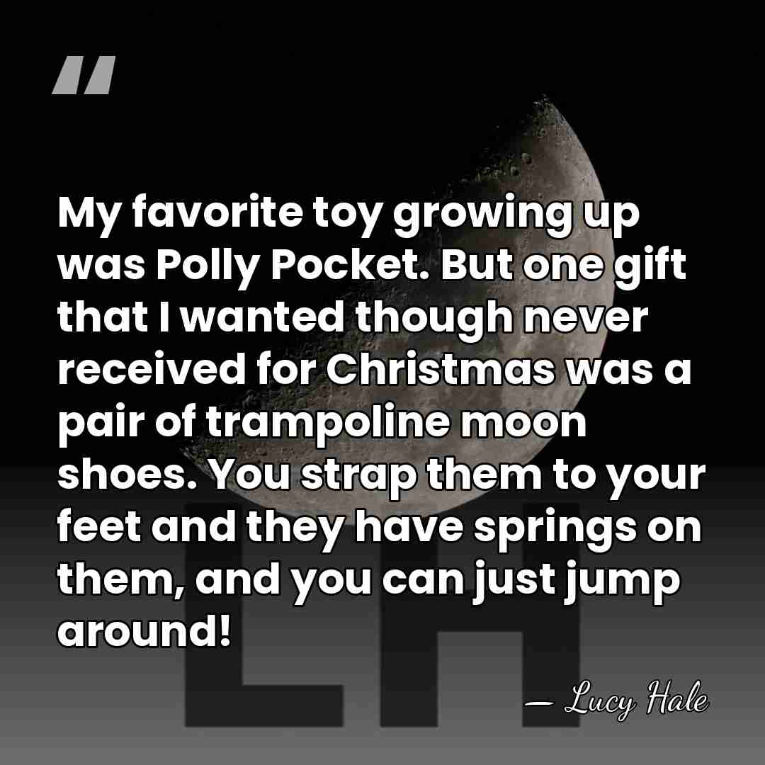My favorite toy growing up was Polly Pocket. But one gift that&hellip; - Lucy Hale