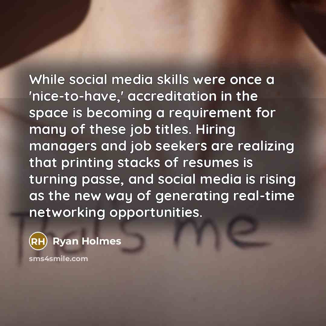 “While social media skills were once a 'nice-to-have,' accreditation in…” quote by Ryan Holmes
