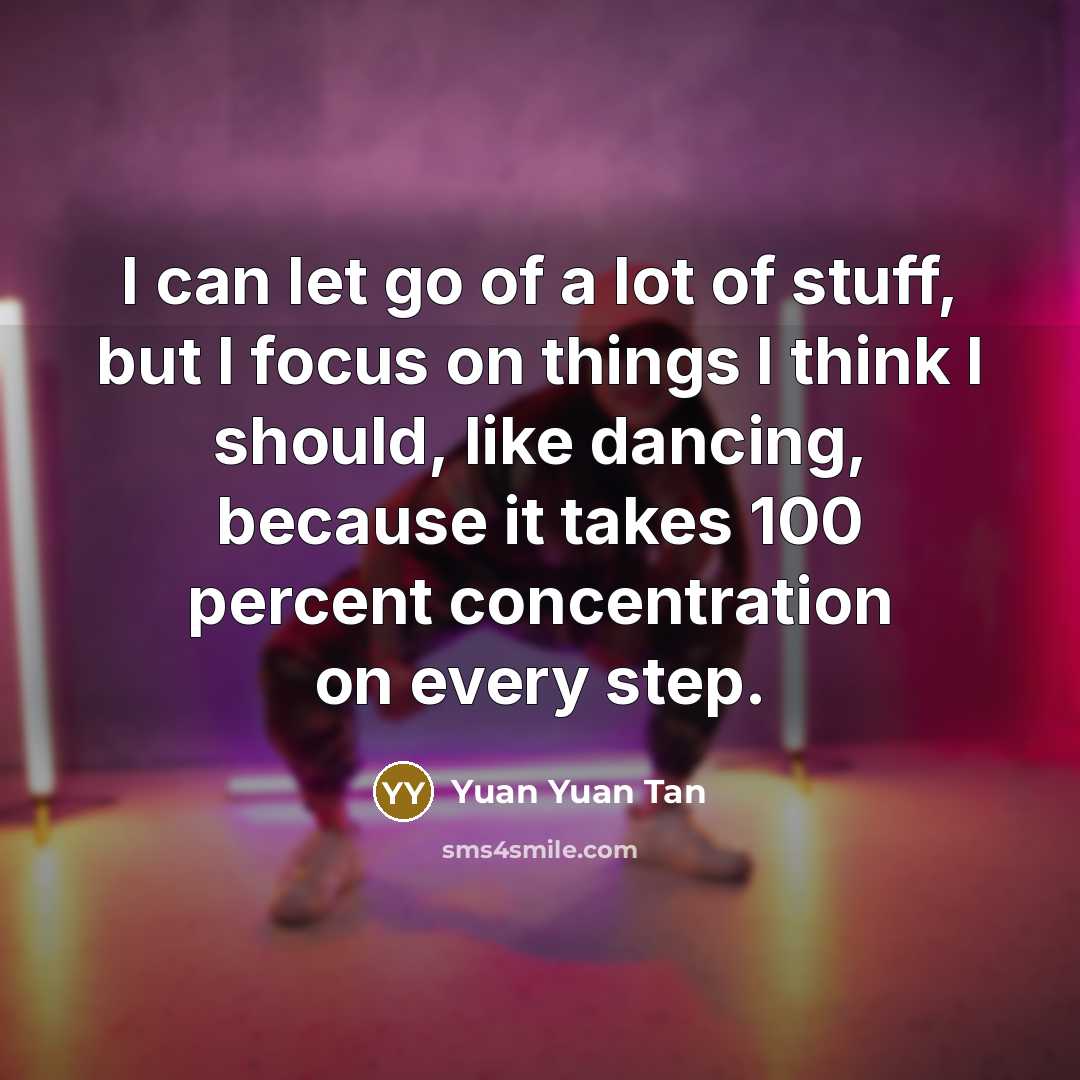 “I can let go of a lot of stuff, but…” quote by Yuan Yuan Tan