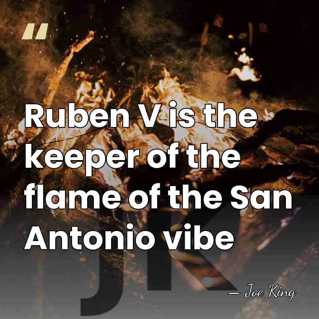 Ruben V is the keeper of the flame of the San Antonio&hellip; - Joe King