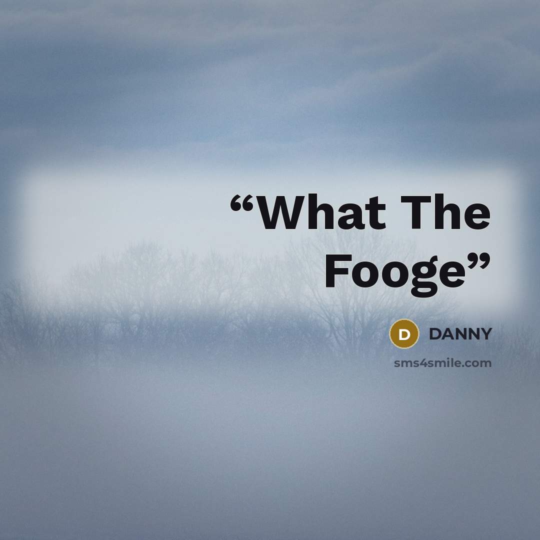 “What The Fooge” quote by Danny