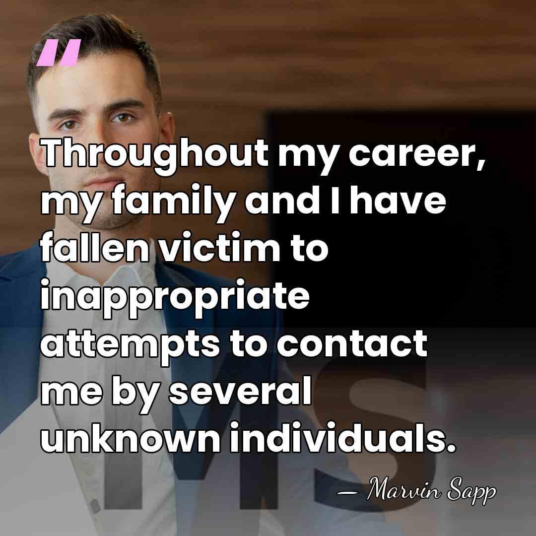 Throughout my career, my family and I have fallen victim to inappropriate&hellip; - Marvin Sapp