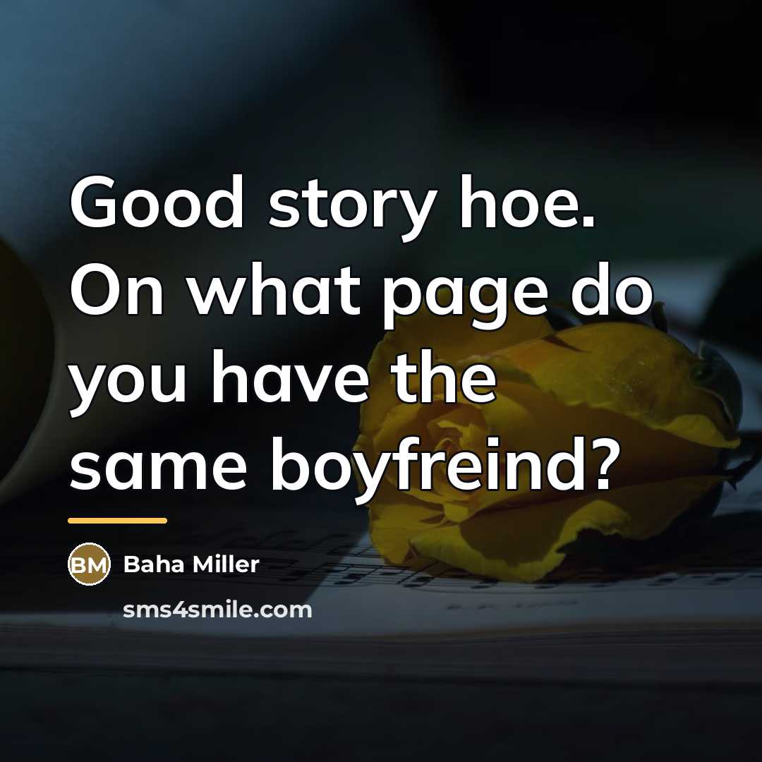 “Good story hoe. On what page do you have the…” quote by Baha Miller
