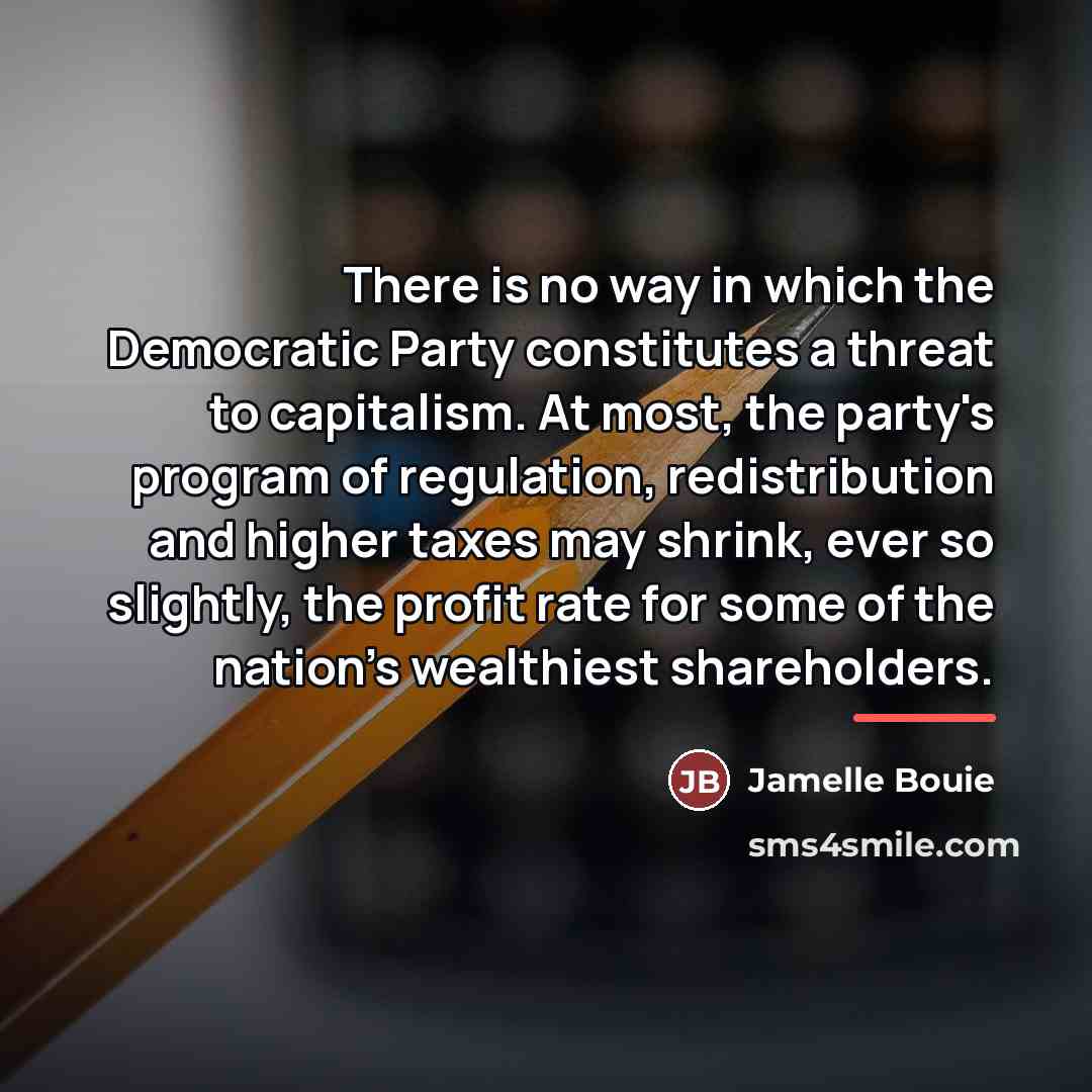 “There is no way in which the Democratic Party constitutes…” quote by Jamelle Bouie