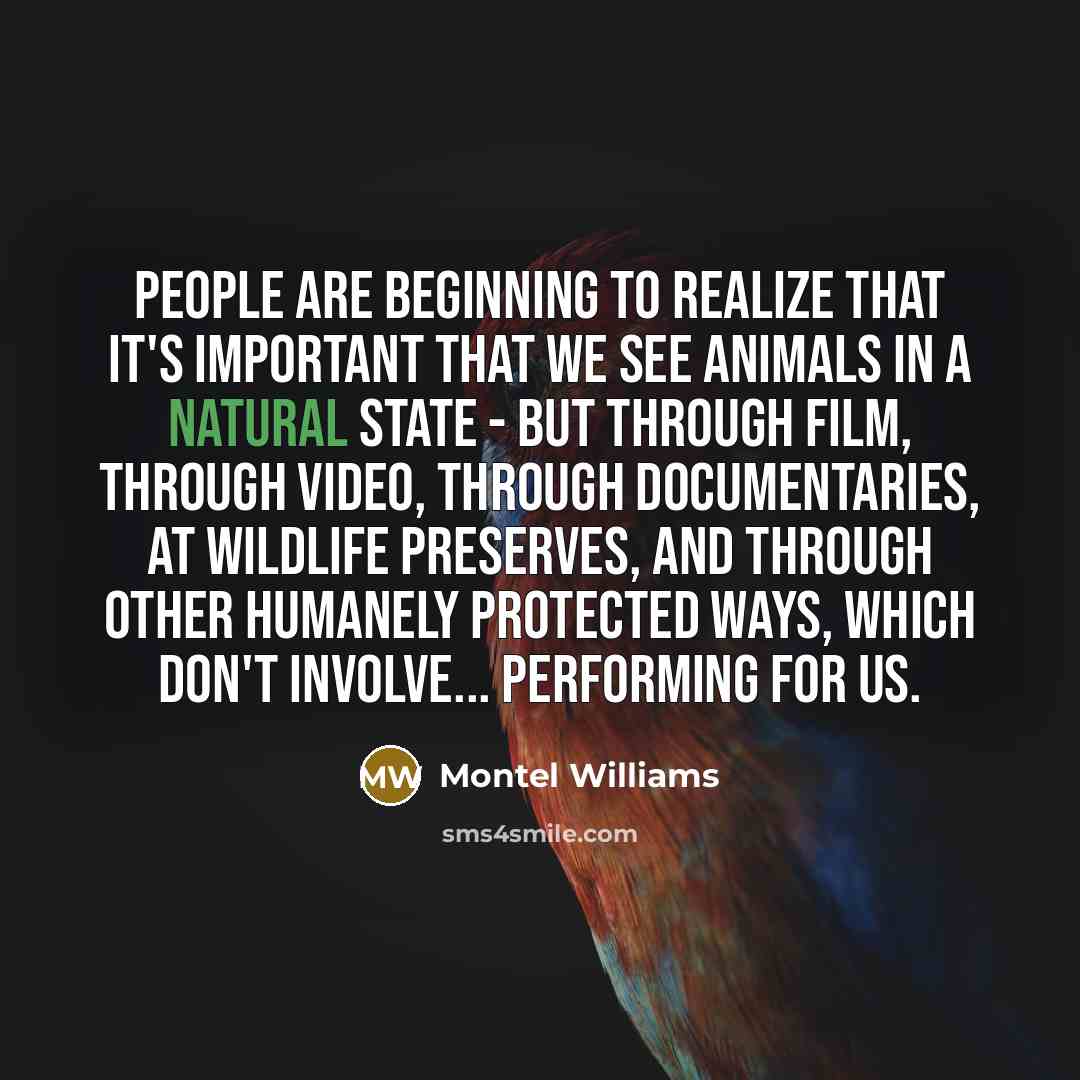 “People are beginning to realize that it's important that we…” quote by Montel Williams