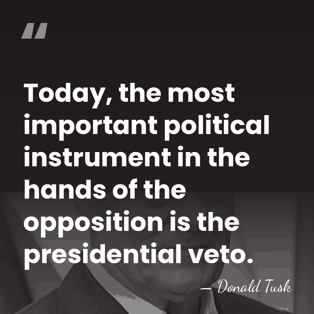 Today, the most important political instrument in the hands of the opposition&hellip; - Donald Tusk