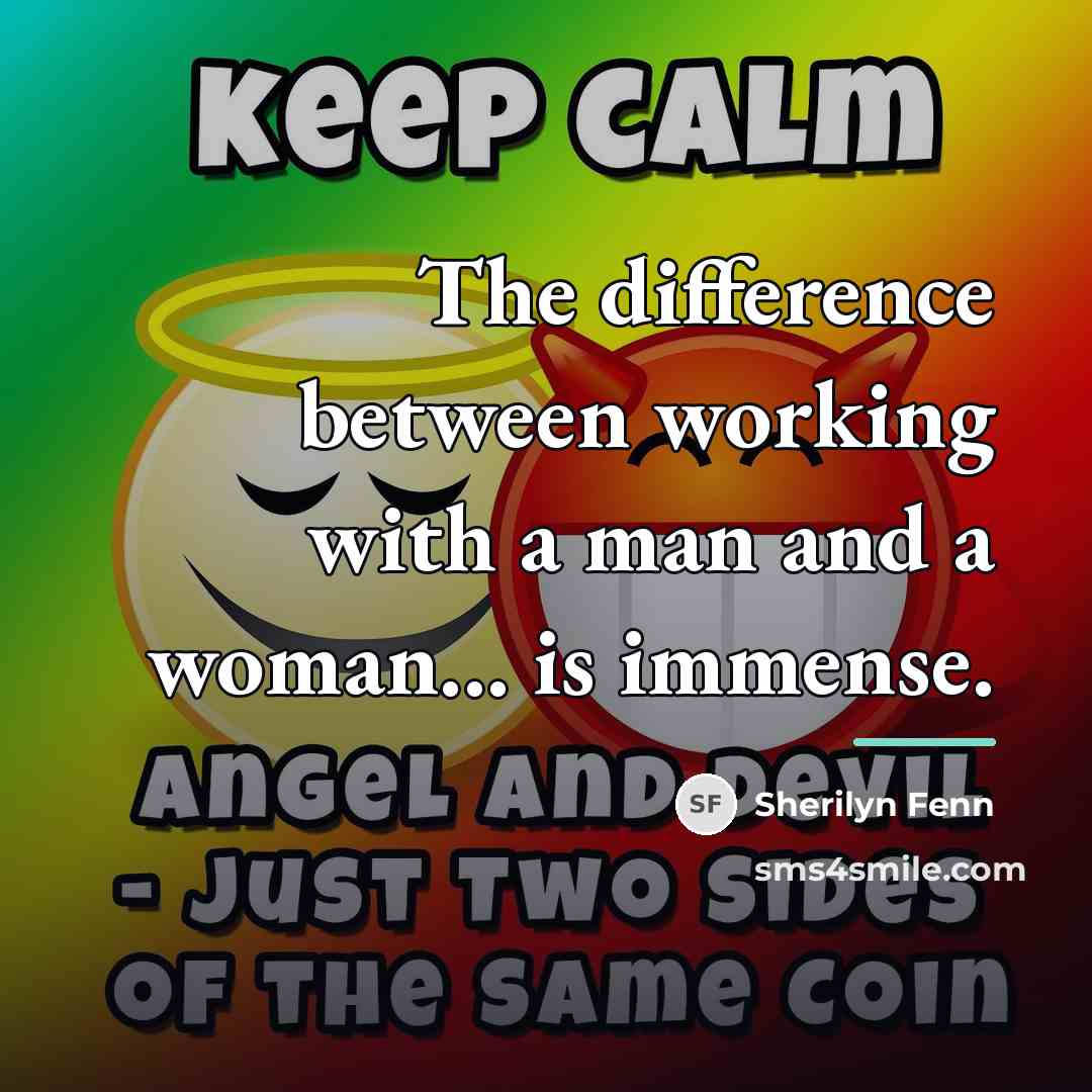 “The difference between working with a man and a woman...…” quote by Sherilyn Fenn