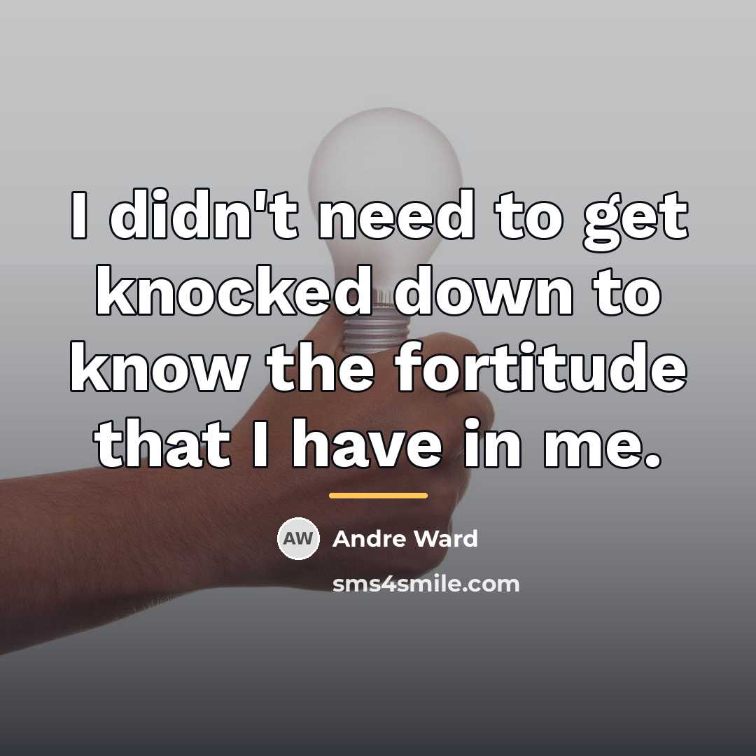 “I didn't need to get knocked down to know the…” quote by Andre Ward