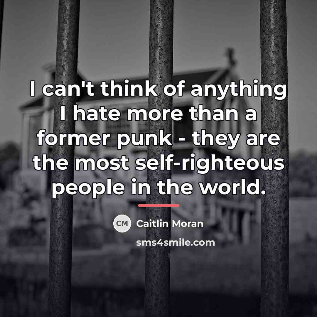 “I can't think of anything I hate more than a…” quote by Caitlin Moran