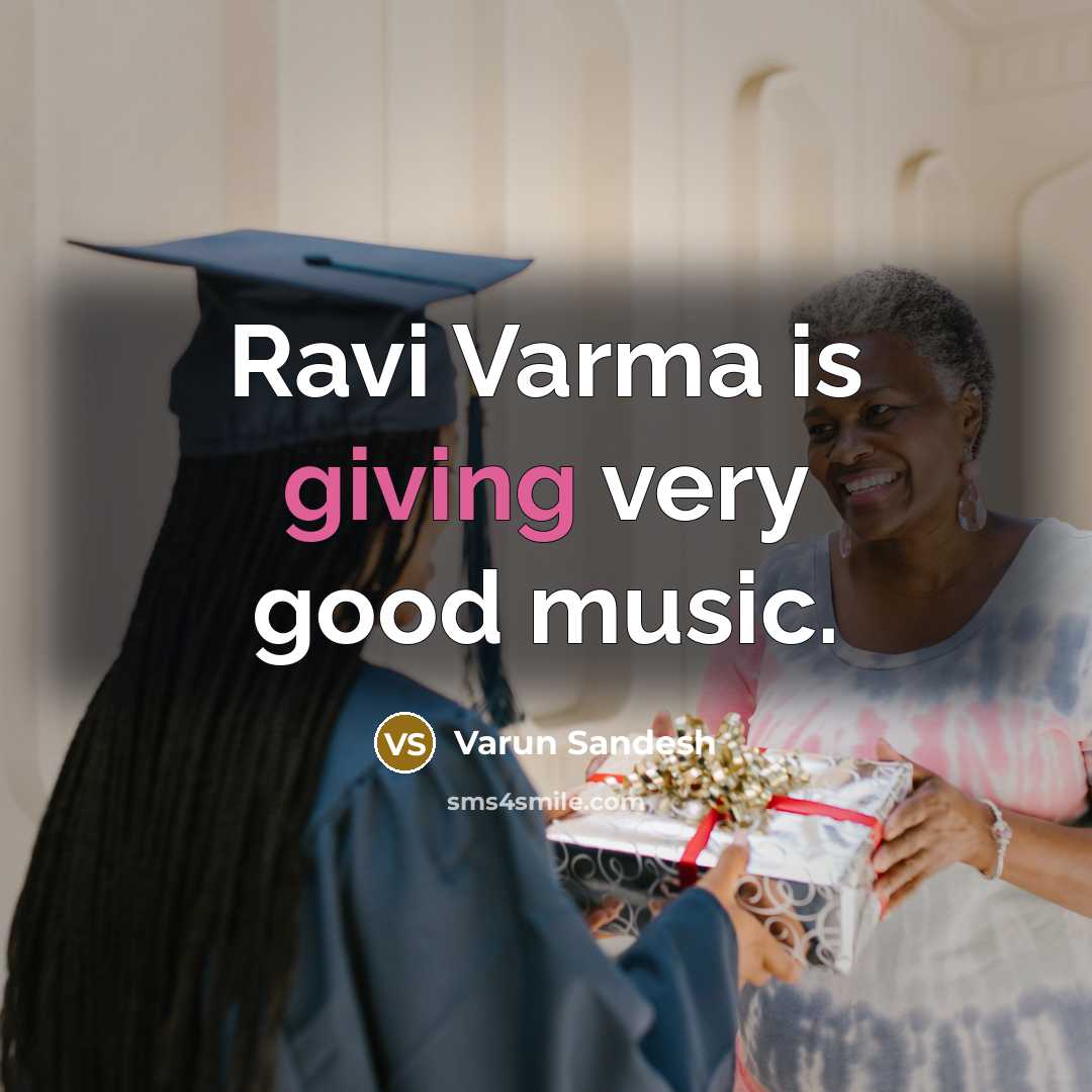 “Ravi Varma is giving very good music.…” quote by Varun Sandesh