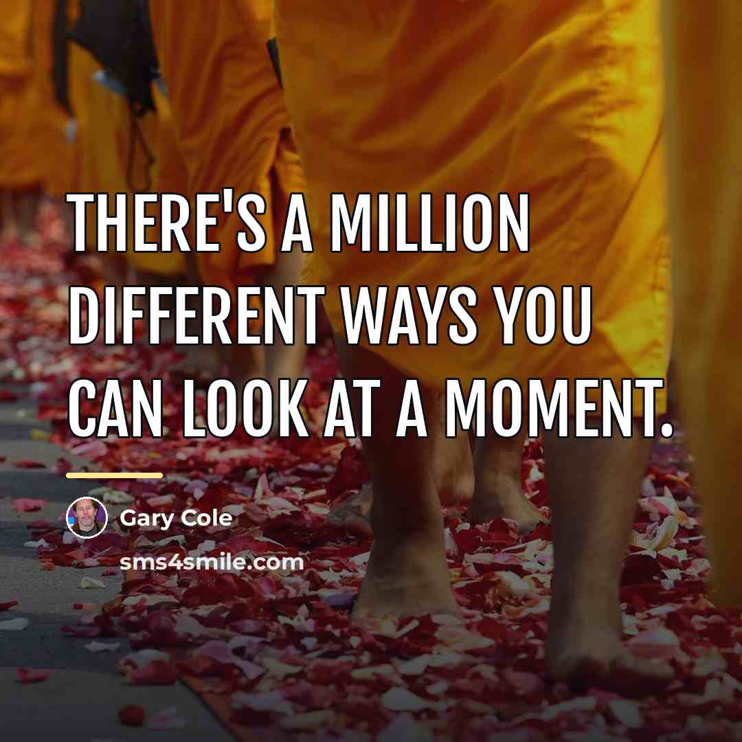 “There's a million different ways you can look at a…” quote by Gary Cole