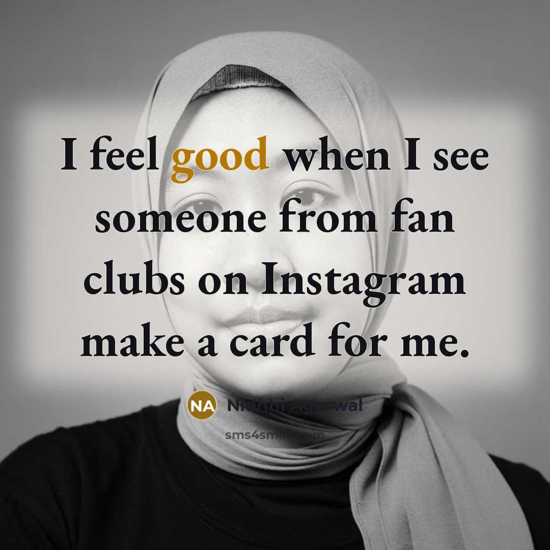 “I feel good when I see someone from fan clubs…” quote by Nidhhi Agerwal