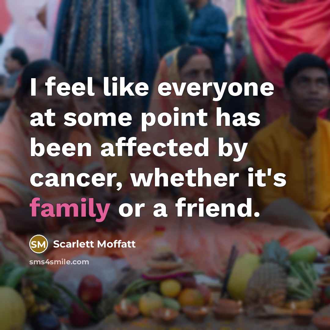 “I feel like everyone at some point has been affected…” quote by Scarlett Moffatt
