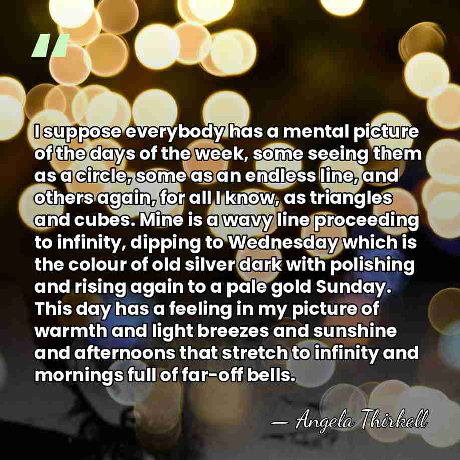 I suppose everybody has a mental picture of the days of the&hellip; - Angela Thirkell
