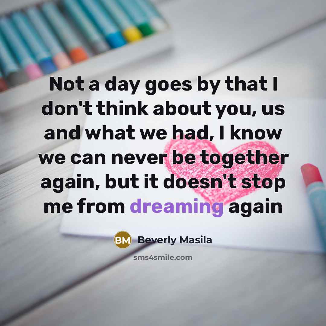 “Not a day goes by that I don't think about…” quote by Beverly Masila
