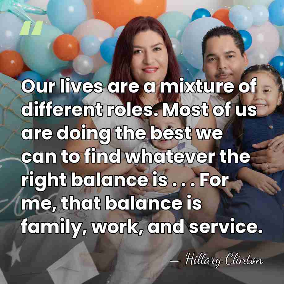 Our lives are a mixture of different roles. Most of us are&hellip; - Hillary Clinton