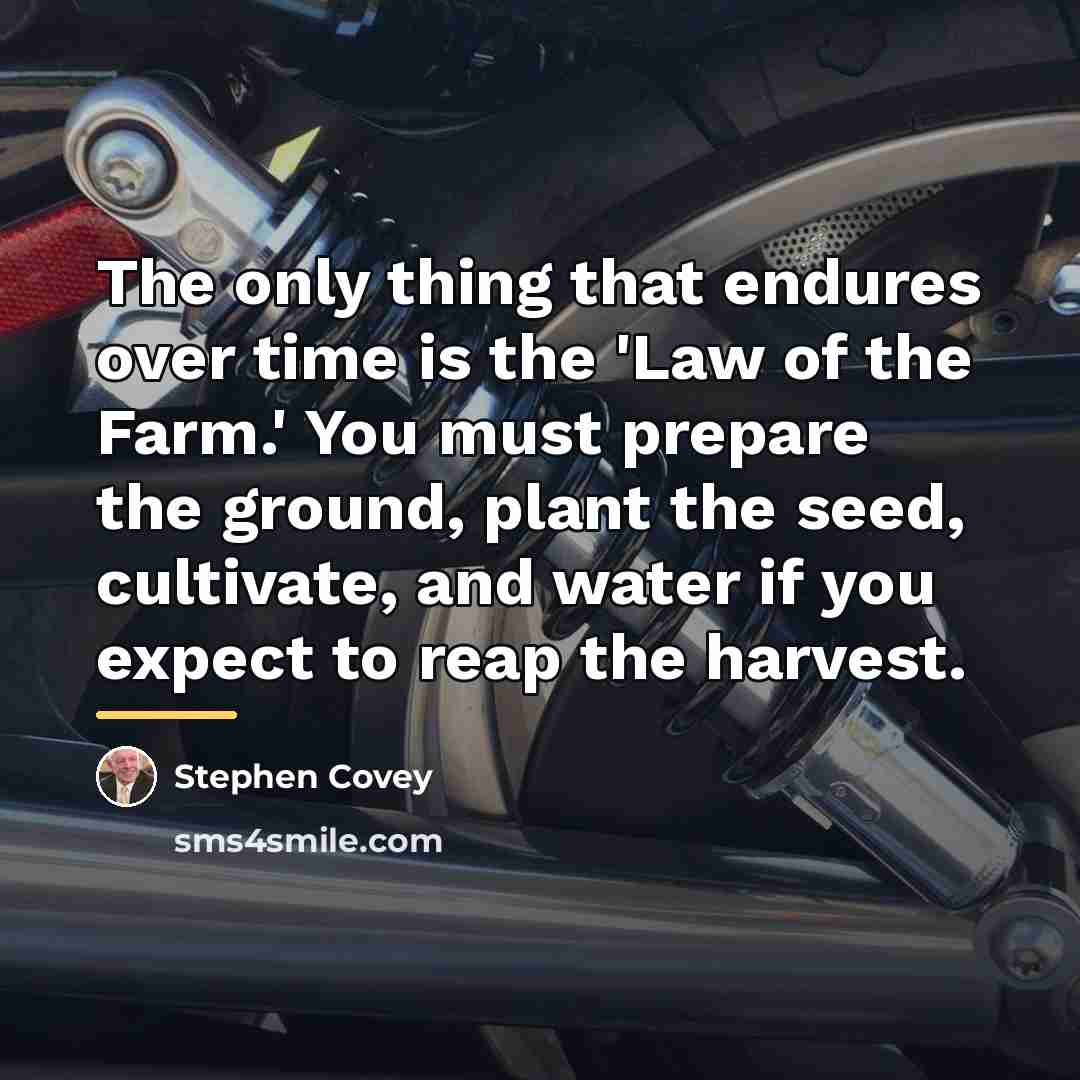 “The only thing that endures over time is the 'Law…” quote by Stephen Covey