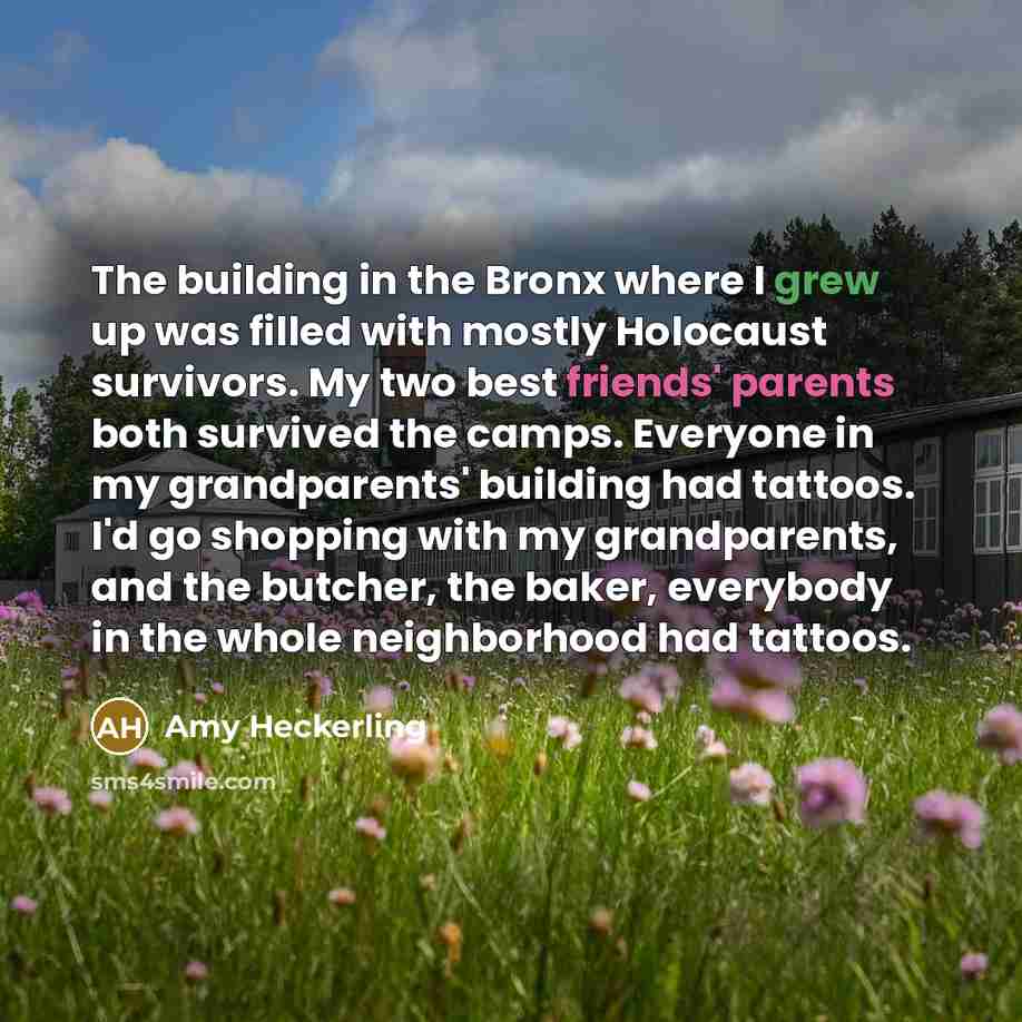 “The building in the Bronx where I grew up was…” quote by Amy Heckerling