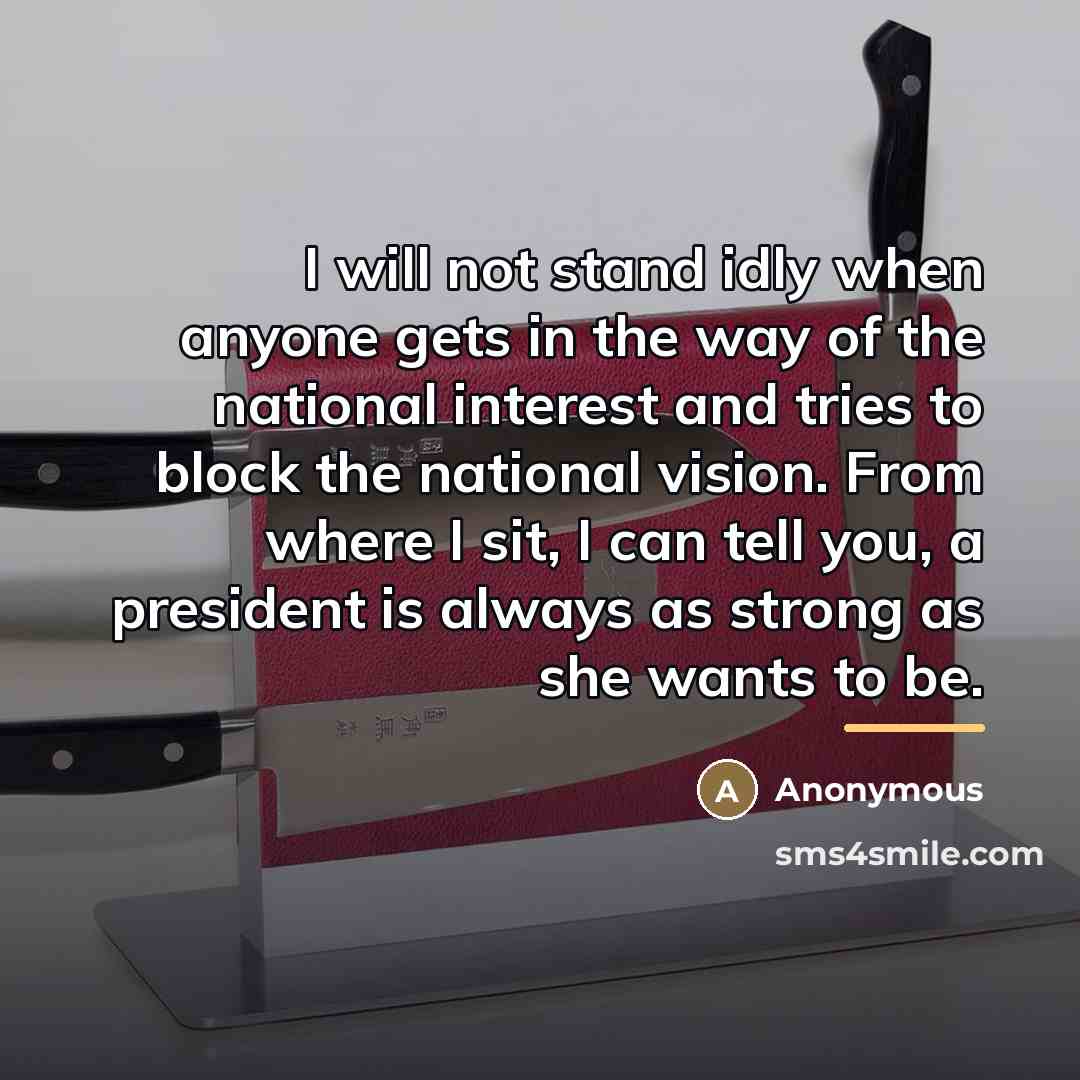 “I will not stand idly when anyone gets in the…” quote by Anonymous