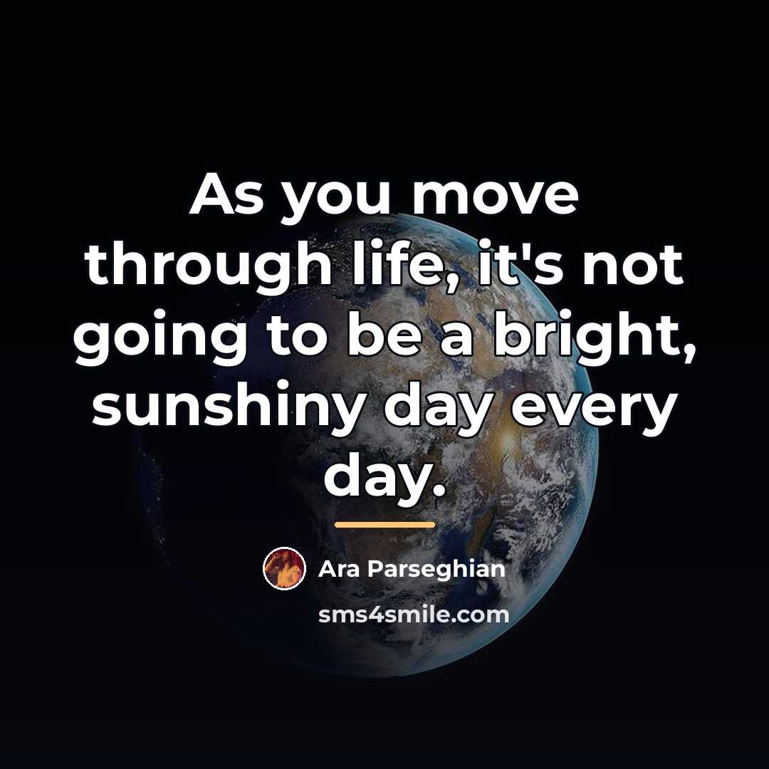 “As you move through life, it's not going to be…” quote by Ara Parseghian