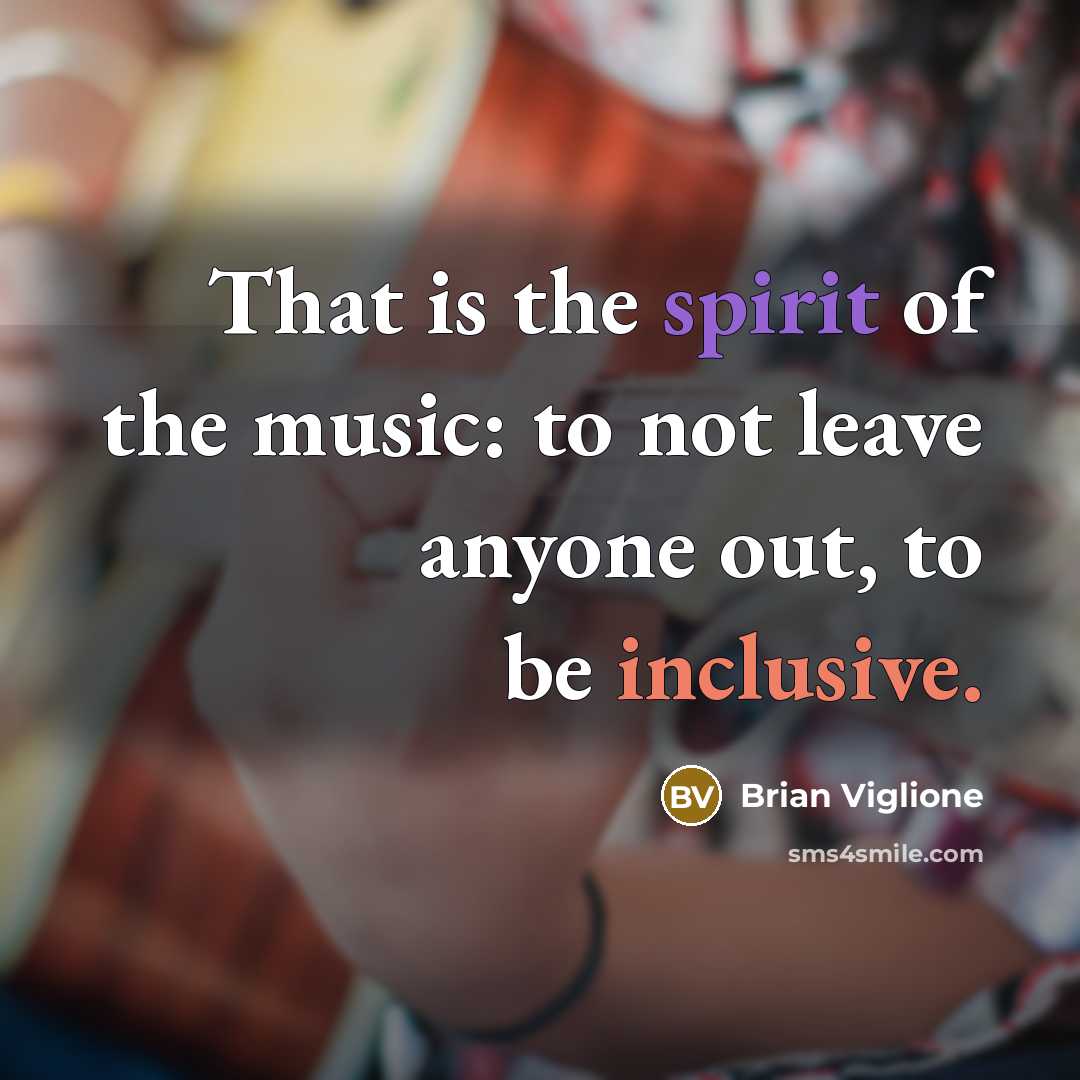 “That is the spirit of the music: to not leave…” quote by Brian Viglione