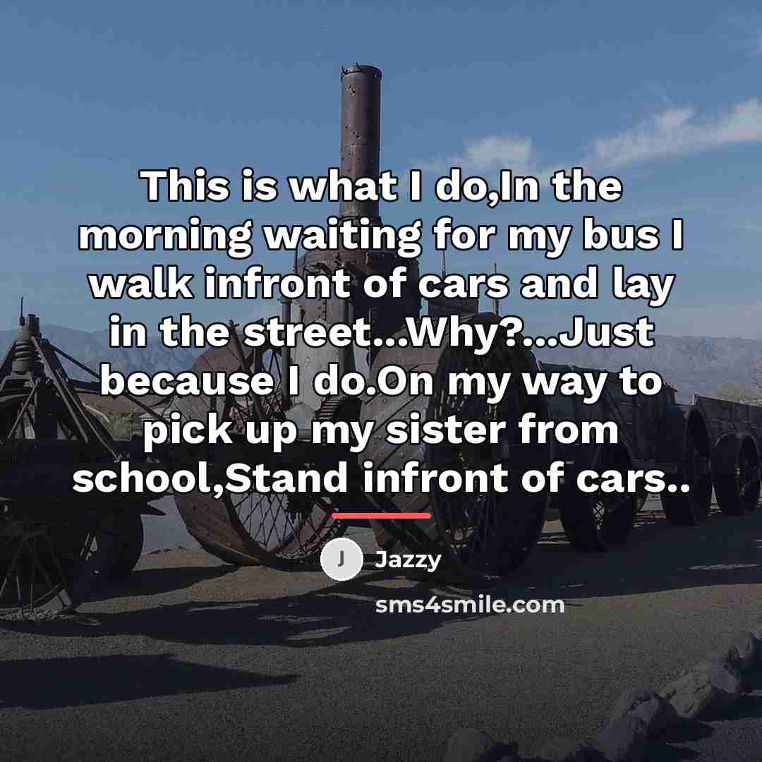 “This is what I do,In the morning waiting for my…” quote by Jazzy