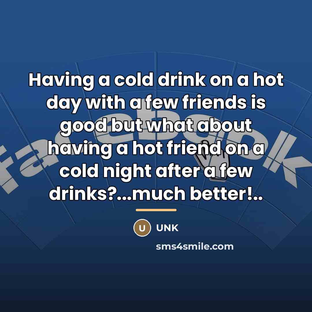 “Having a cold drink on a hot day with a…” quote by Unk